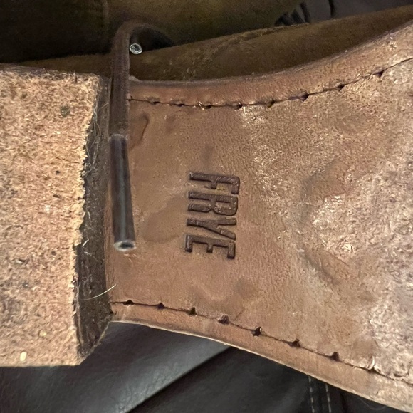 Frye Olive Suede Ankle Boots - Picture 7 of 7
